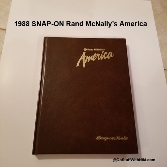 1988 SNAP-ON Rand McNally's America XL Book like new - Picture 1 of 11
